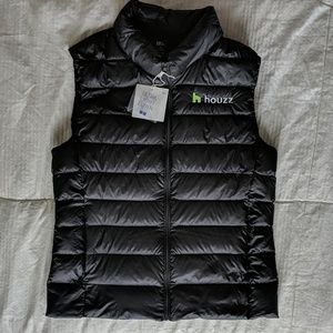 NWT Houzz Branded Down Vest